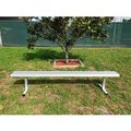 Gt Grandstands By Ultraplay 6' Aluminum Team Bench without Back, Portable BE-DI00600